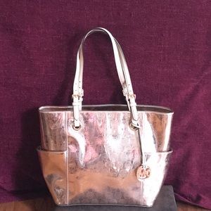 Michael Kora Metallic Tote